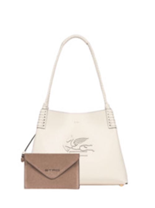 borsa donna shopping pelle bianco ETRO | WP1D0038AP264W1889